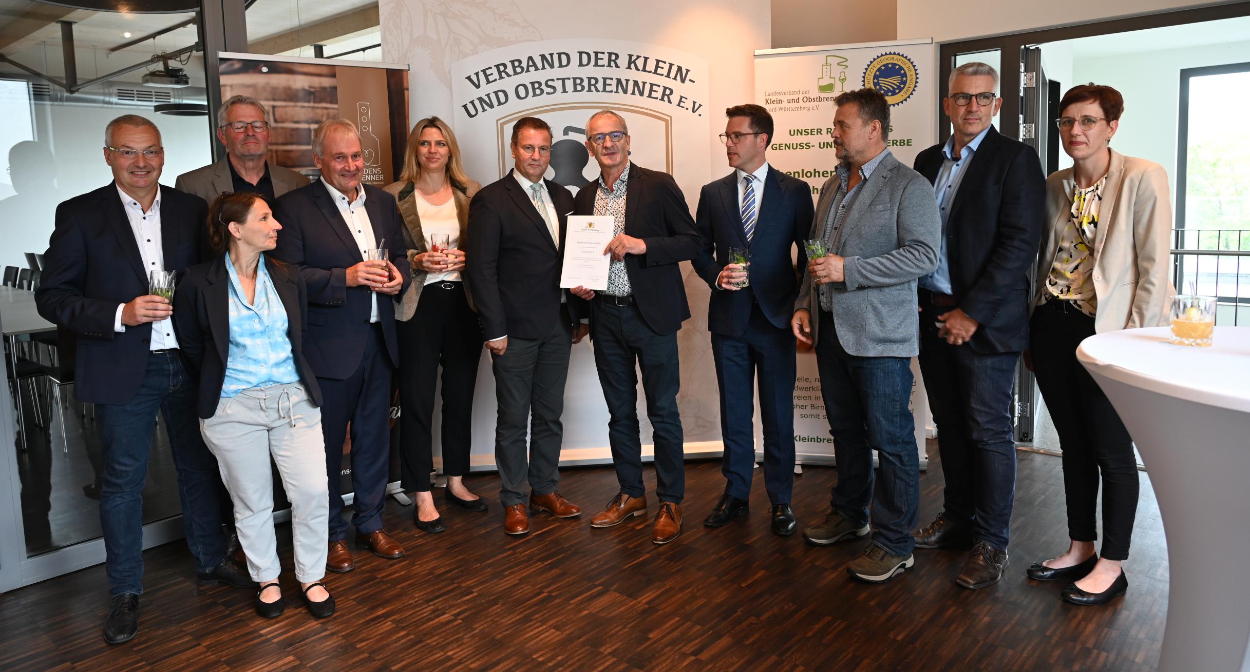 Klein- und Obstbrennerprojekt Baden-Württemberg 