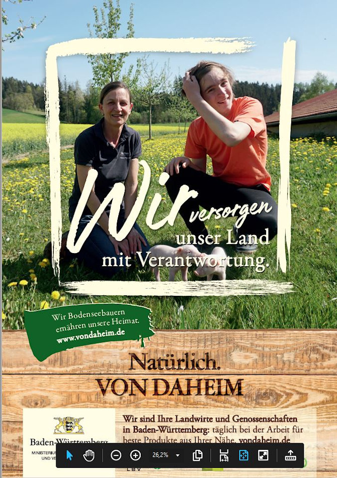 Wir versorgen unser Land! Bodenseebauern
