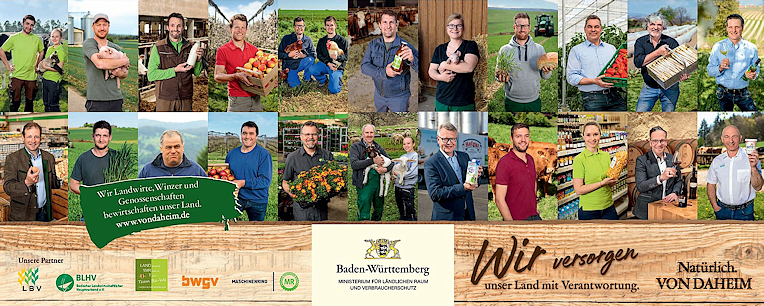 Wir versorgen uns Land - Kampagne vondaheimBW Wir versorgen uns Land - Kampagne vondaheimBW